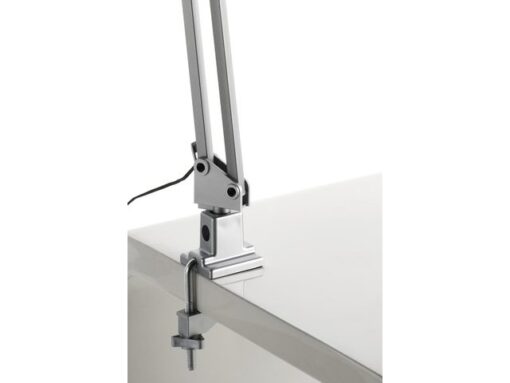 Bureaulamp Alco zilver LED met klem 230V 7w 50cm