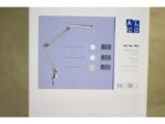 Bureaulamp Alco zilver LED met klem 230V 7w 50cm