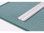 Liniaal Aristo 30cm aluminium met rubber inleg