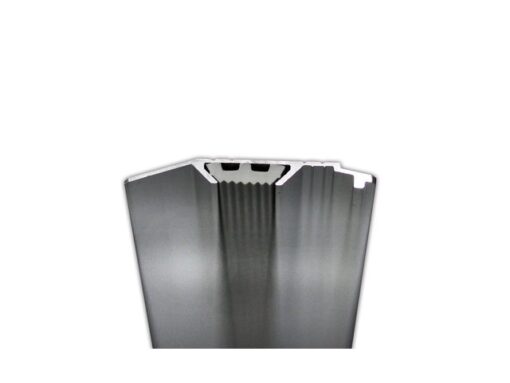 Liniaal Aristo 50cm aluminium met rubber inleg