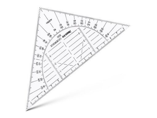 Geodriehoek Aristo 14 cm flexibel onbreekbaar