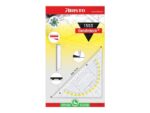 Geodriehoek Aristo 14 cm met greep
