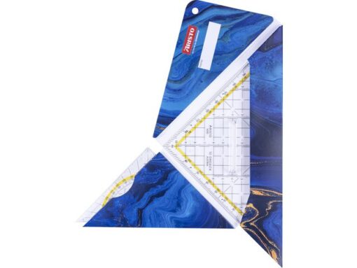 Geocoverset Aristo 3in1 Deep blue, 1 geocover, 1            geodriehoek, 1 tekendriehoek