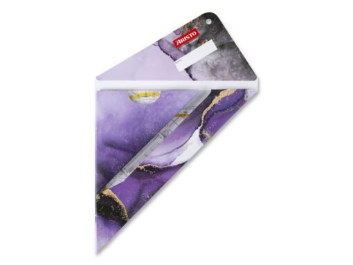 Geocoverset Aristo 3in1 Soft Lavender, 1 geocover, 1        geodriehoek en 1 tekendriehoek
