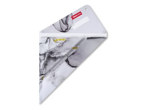 Geocoverset Aristo 3in1 White&Grey, 1 geocover, 1           geodriehoek en 1 tekendriehoek