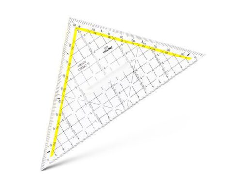 Geocoverset Aristo 3in1 White&Grey, 1 geocover, 1           geodriehoek en 1 tekendriehoek