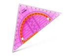 Geodriehoek Aristo GEOflex 14cm flexibel Neon roze