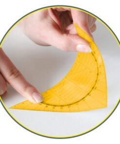 oranje en roze. Schaalverdeling 14cm