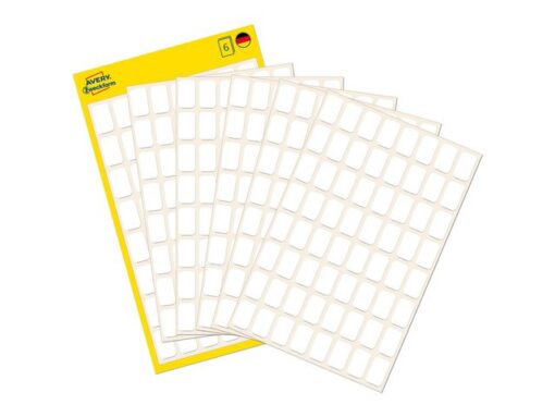 Avery etiket Zweckform 13x8mm wit blister a 384 etiketjes