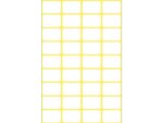 Avery etiket Zweckform 18x12mm wit blister a 216 etiketjes