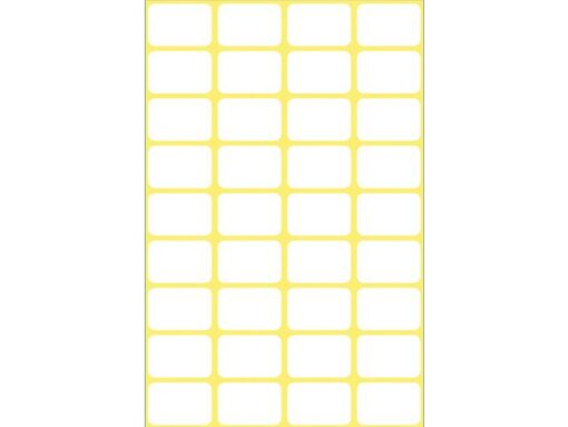 Avery etiket Zweckform 18x12mm wit blister a 216 etiketjes