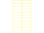Avery etiket Zweckform 32x10mm wit blister a 132 etiketjes