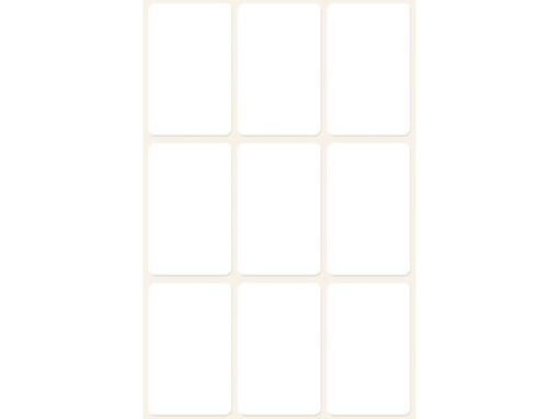 Avery etiket Zweckform 38x24mm wit blister a 63 etiketjes