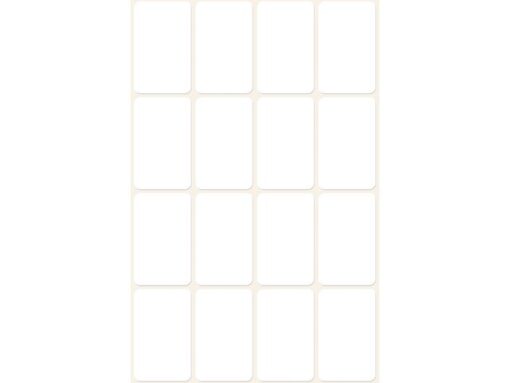 Avery etiket Zweckform 29x18mm wit blister a 96 etiketjes