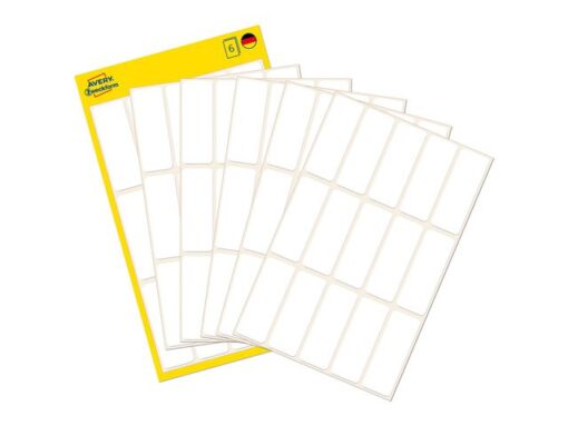 Avery etiket Zweckform 38x14mm wit blister a 90 etiketjes
