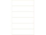 Avery etiket Zweckform 76x19mm wit blister a 36 etiketjes