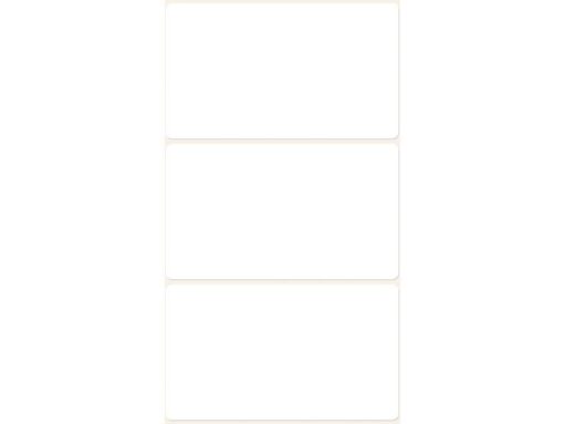 Avery etiket Zweckform 66x38mm wit blister a 18 etiketjes