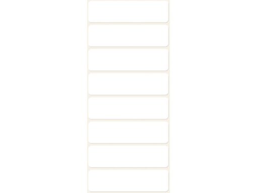 Avery etiket Zweckform 50x14mm wit blister a 64 etiketjes