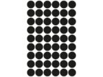 Avery etiket Zweckform 12mm rond 5 vel a 54 etiketjes zwart