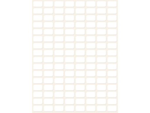 Avery etiket Zweckform 13x8mm wit pakje a 3712 etiketjes