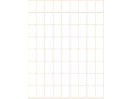 Avery etiket Zweckform 18x12mm wit pakje a 1800 etiketjes