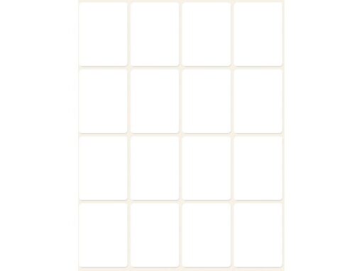 Avery etiket Zweckform 38x29mm wit pakje a 384 etiketjes