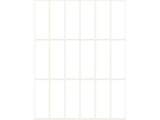 Avery etiket Zweckform 50x19mm wit pakje a 486 etiketjes