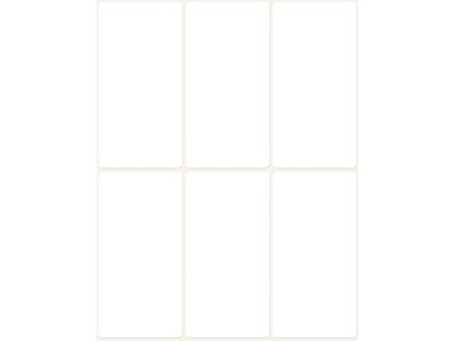 Avery etiket Zweckform 76x39mm wit pakje a 192 etiketjes