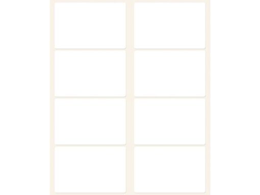Avery etiket Zweckform 54x35mm wit pakje a 224 etiketjes
