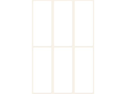 Avery etiket Zweckform 77x31mm wit blister 28 vel a 8 etiketjes