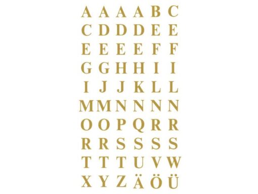 Avery letteretiket Z-design Home pakje a 2 vel goud