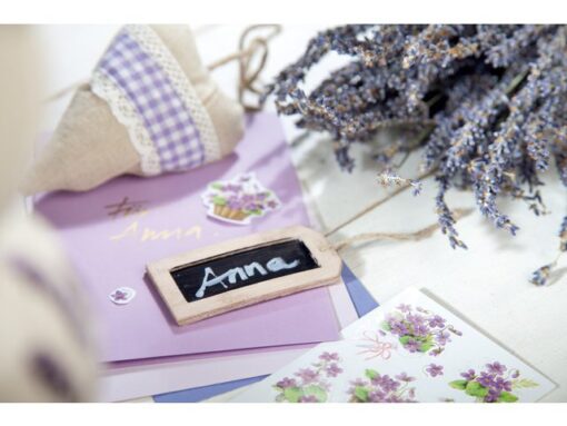 Avery papieretiket Z-design Creative pak a 3 vel viooltjes