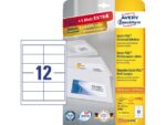 Etiket Avery ILK 97x42,3mm 25 vel + 5 vel extra 12 etiketten per vel wit