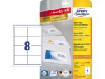 Etiket Avery ILK 97x67,7mm 25 vel + 5 vel extra 8 etiketten per vel wit