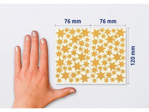Avery etiket Z-design Christmas pakje a 2 vel gouden sterren