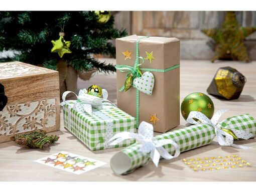 Avery etiket Z-design Christmas pakje a 2 vel gouden sterren