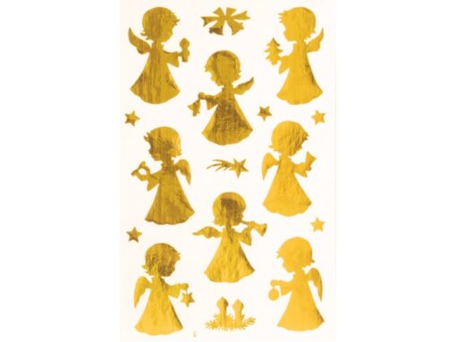 Avery Etiket Z-design Christmas gouden engeltjes - 2 vel