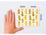 Avery Etiket Z-design Christmas gouden engeltjes - 2 vel