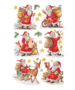 etiket Z-design Christmas 2 vel kerstman