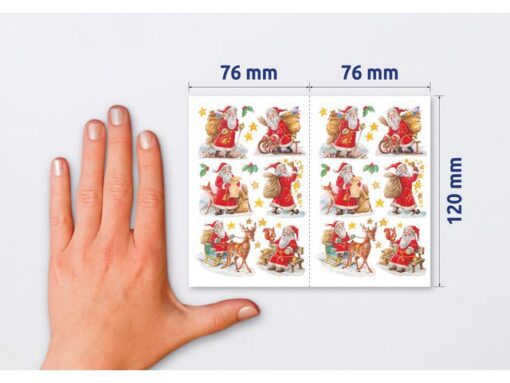 Avery etiket Z-design Christmas pakje a 2 vel kerstman