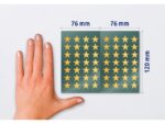 Avery etiket Z-design Christmas pakje a 2 vel gouden sterren