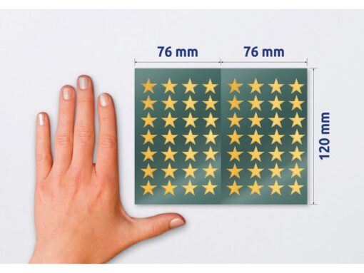 Avery etiket Z-design Christmas pakje a 2 vel gouden sterren