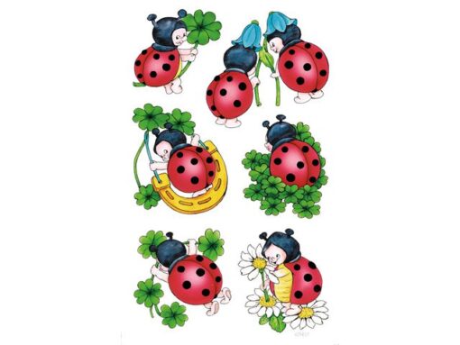 Avery papieretiket Z-design Creative pakje a 2 vel lieveheersbeestjes