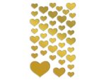 Avery folie etiket Z-design Creative gouden hartjes