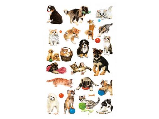 Avery papieretiket Z-design Kids pakje a 3 vel honden en katten