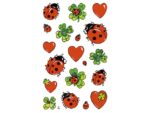 Avery papieretiket Z-design Creative pakje a 3 vel lieveheersbeestjes/hartjes