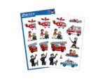 Avery papieretiket Z-design Kids pakje a 3 vel brandweer/politie