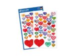 Avery papieretiket Z-design Creative pakje a 2 vel glimmende      harten
