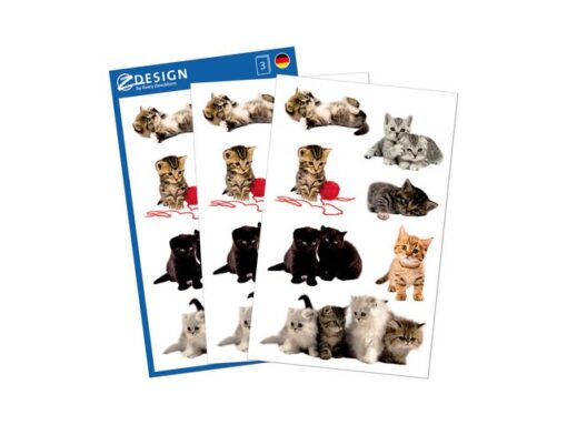 Avery papieretiket Z-design Kids pakje a 3 vel katten foto