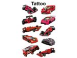 Avery Tattoo etiket Z-design Kids pakje a 1 vel race auto's